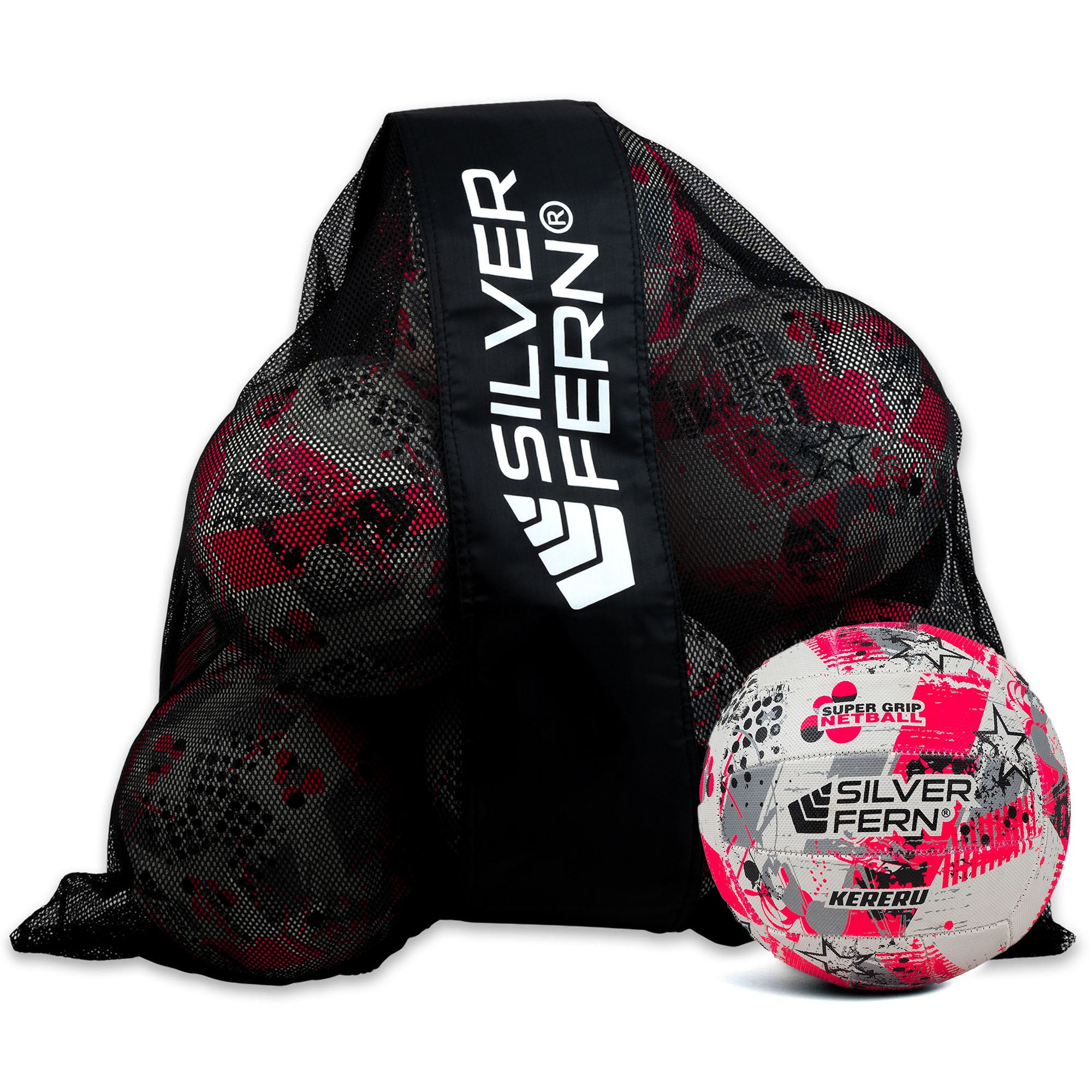 10 Ball Pack Kereru Trainer Pink/Silver Size 4