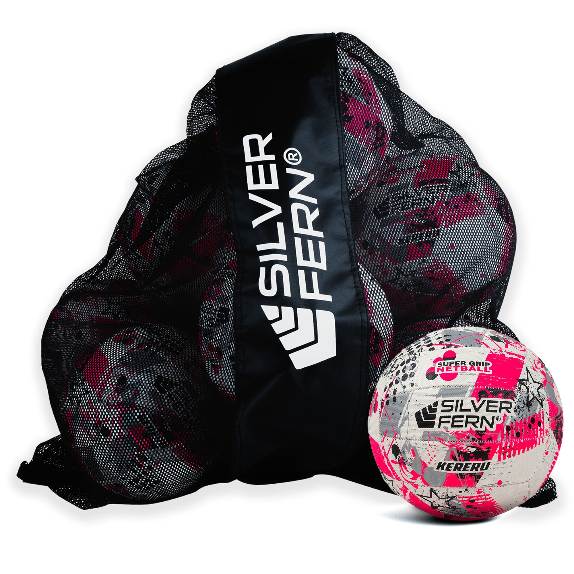 10 Ball Pack Kereru Trainer Pink/Silver Size 5