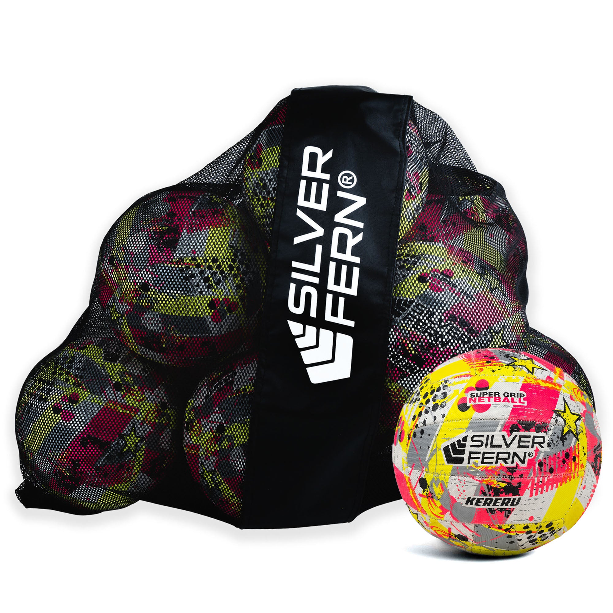 10 Ball Pack Kereru Trainer Yellow/Pink Size 5