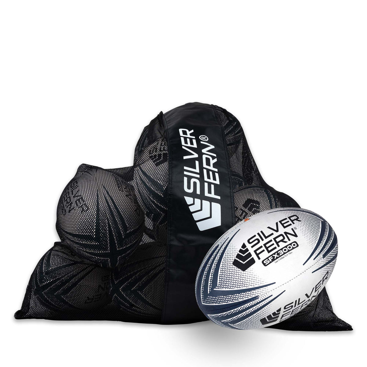 10 Ball Pack SFX3000 Match Size 5 – Silver Fern
