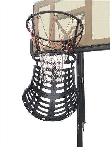 basketball hoop return system on net