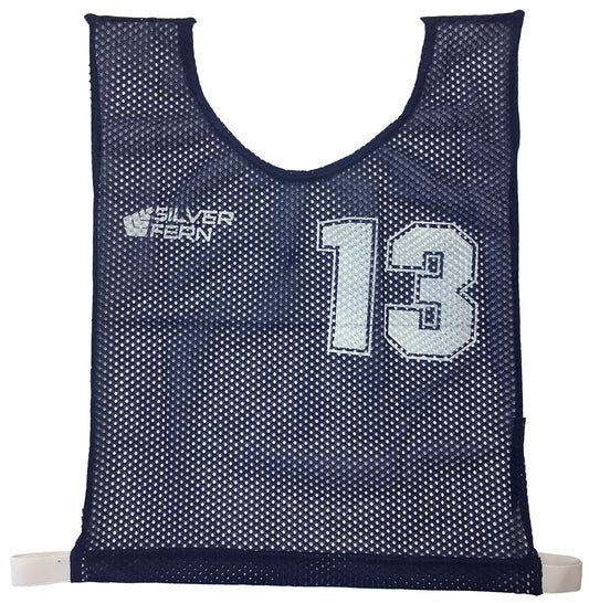 Blue Basketball Singlet Se of 10 on White Background