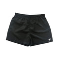 Silver Fern Black Boys Rugby Shorts