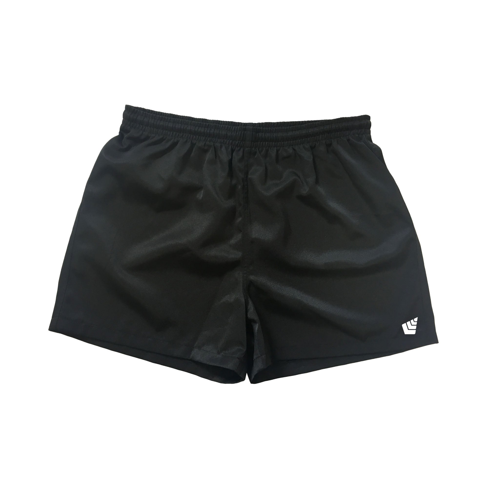 Silver Fern Black Men's Rugby Shorts