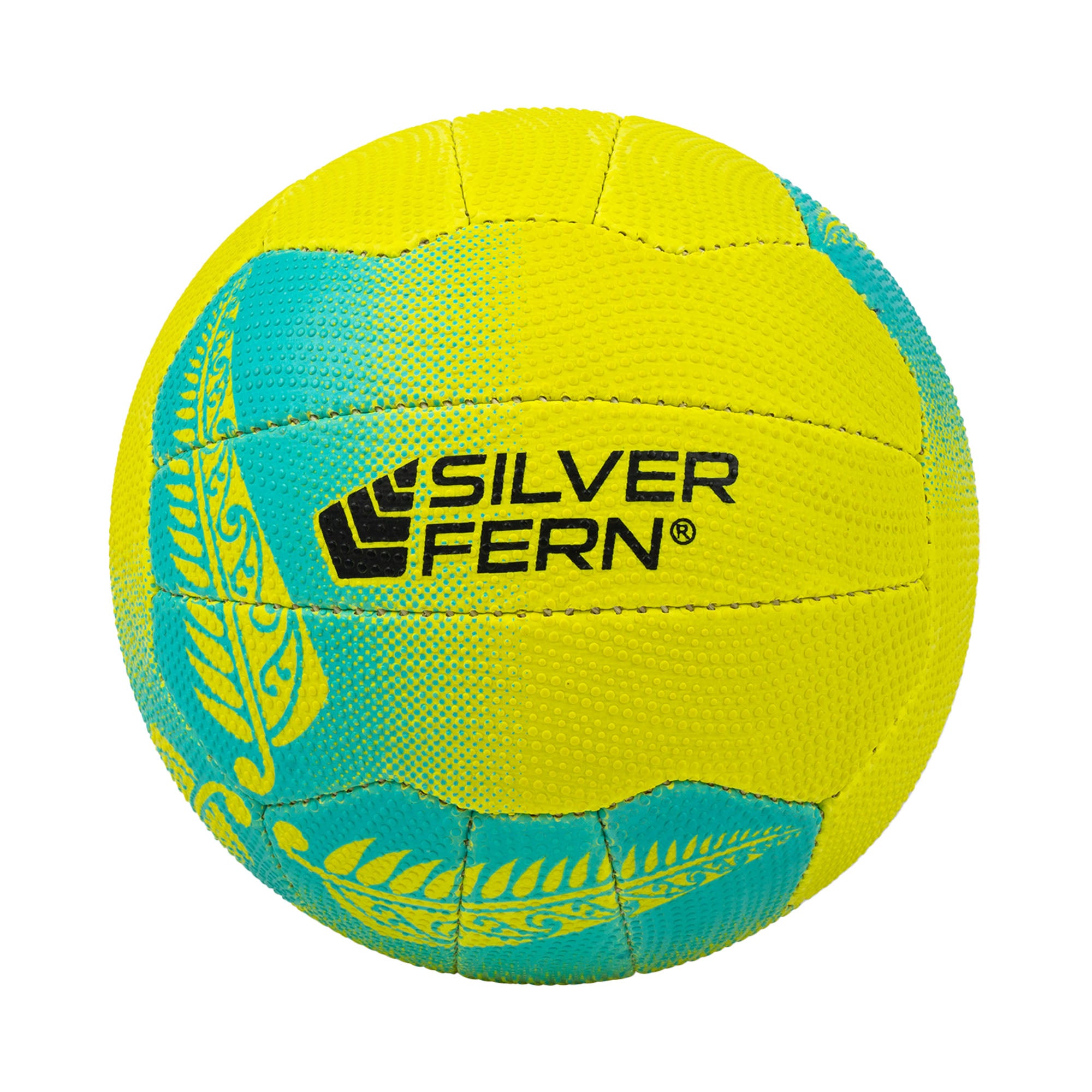 Silver Fern Falcon Netball Size 5 Yellow and Blue