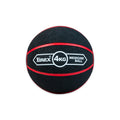 Black and red medicine ball with 'Vinex' branding on a white background