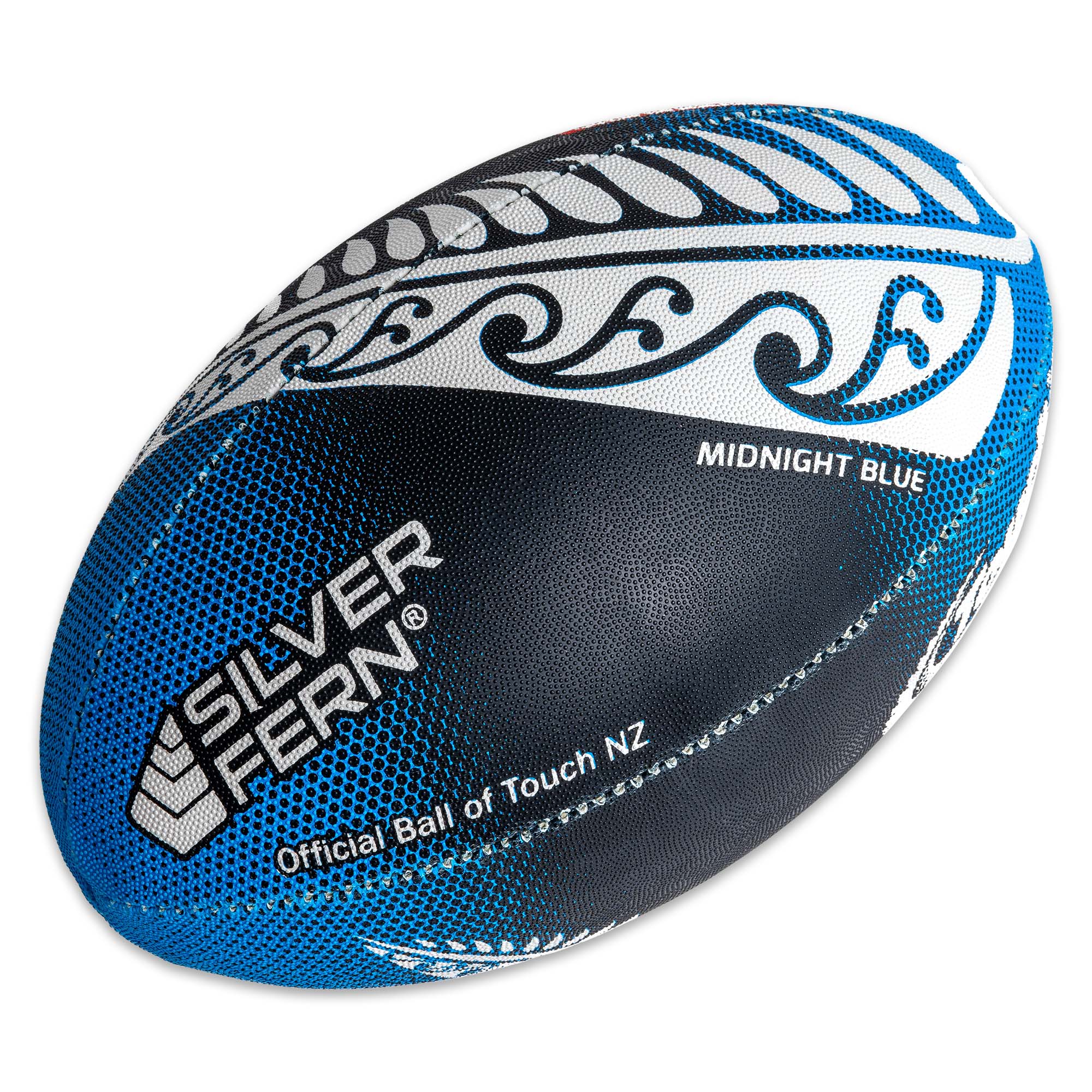 Touch Rugby Ball Midnight Blue Trainer – Silver Fern
