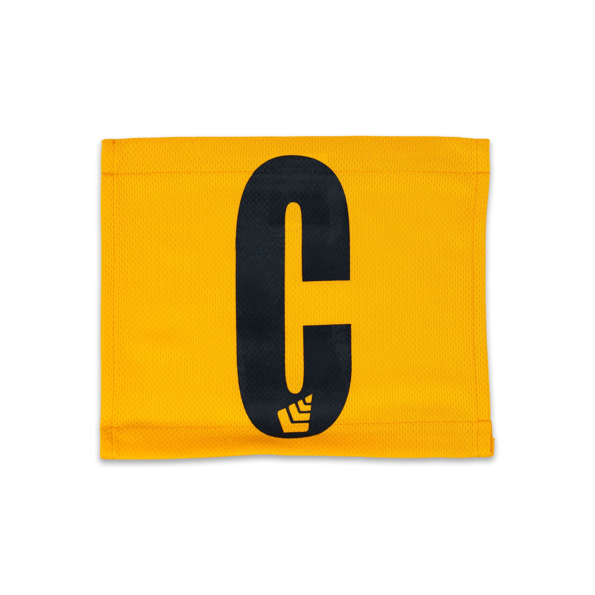 Netball Bib Patch Yellow White Background