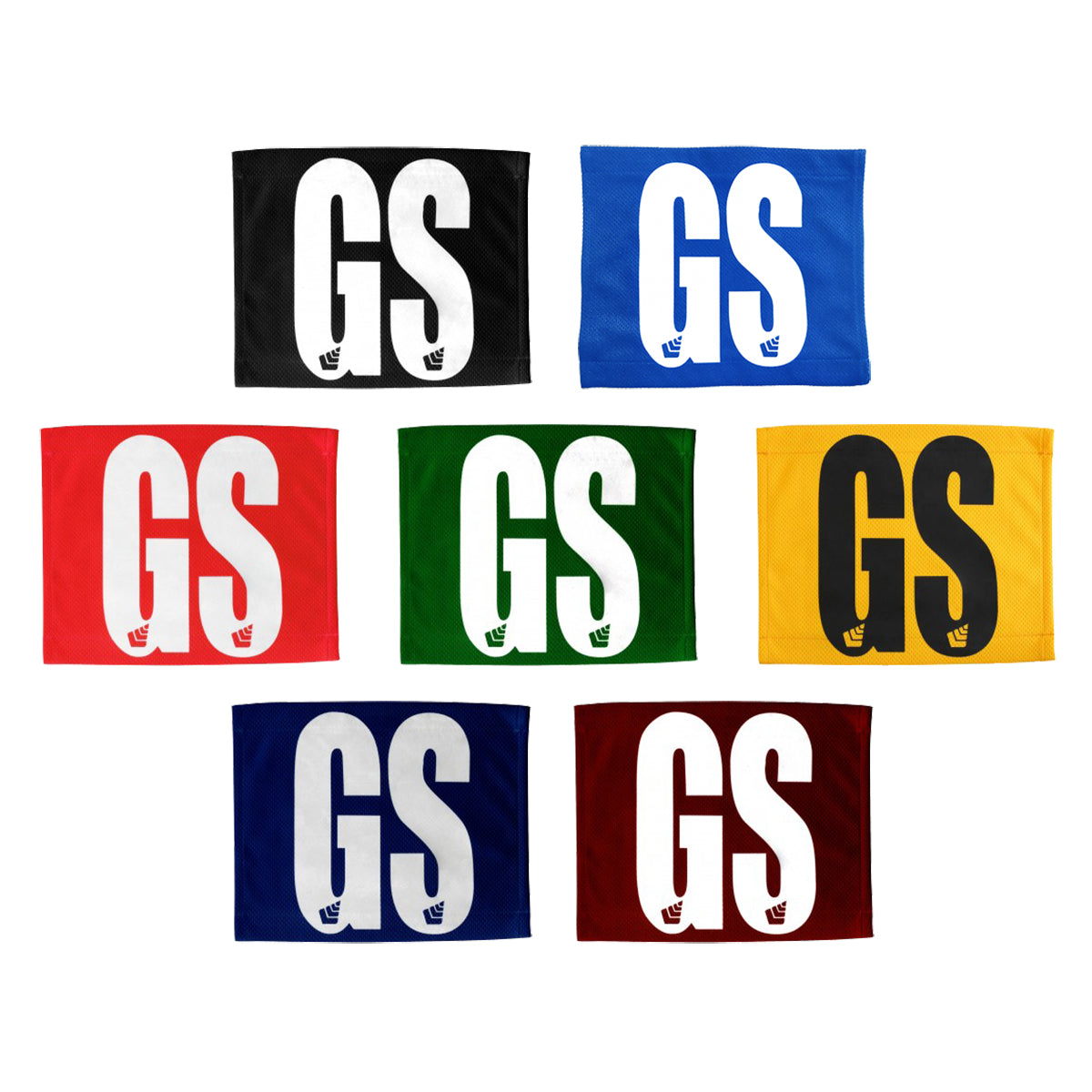 Netball Bibs Patch Set – Silver Fern