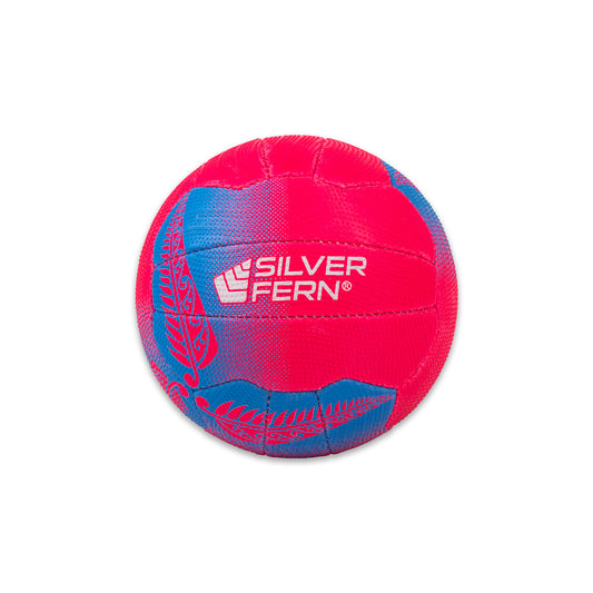 netball ball falcon pink/blue size 5