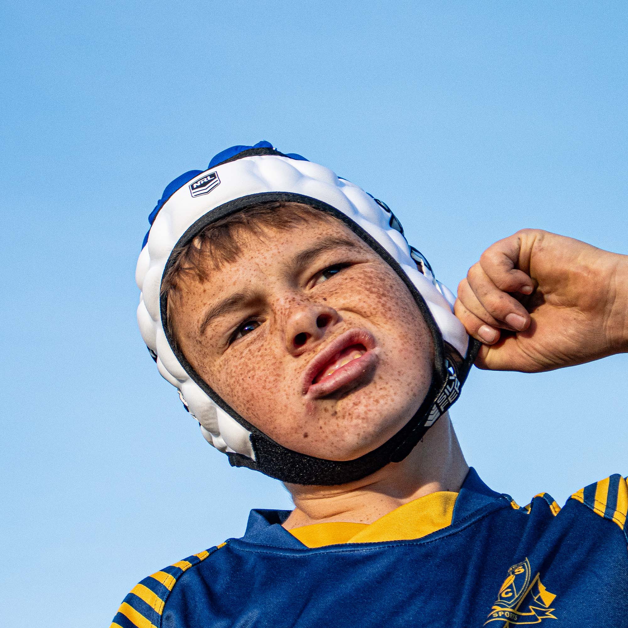 NRL Headgear Canterbury Bankstown Bulldogs