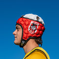 Official NRL Headgear, St. George Illawarra Dragons, lifestyle image