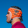 Official NRL Headgear, Wests Tigers, lifestyle image