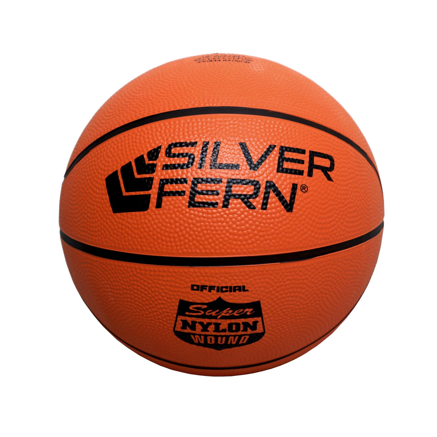 Super Nylon Wound Basketball Trainer white background image, range of sizes