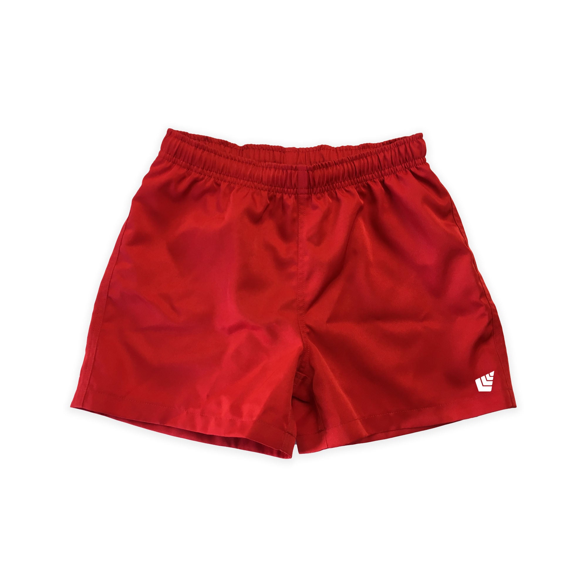 Red Ruggison Shorts Red Rugby Shorts Adults – Silver Fern