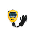 Silver Fern Stop Watch Yellow on White Background