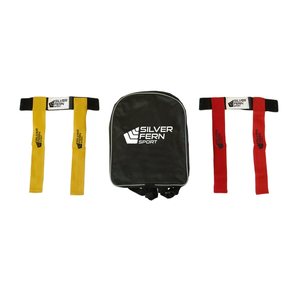 Rugby Rip Tag Set Rippa Tags Full Set + Bag (20 Belts) – Silver Fern