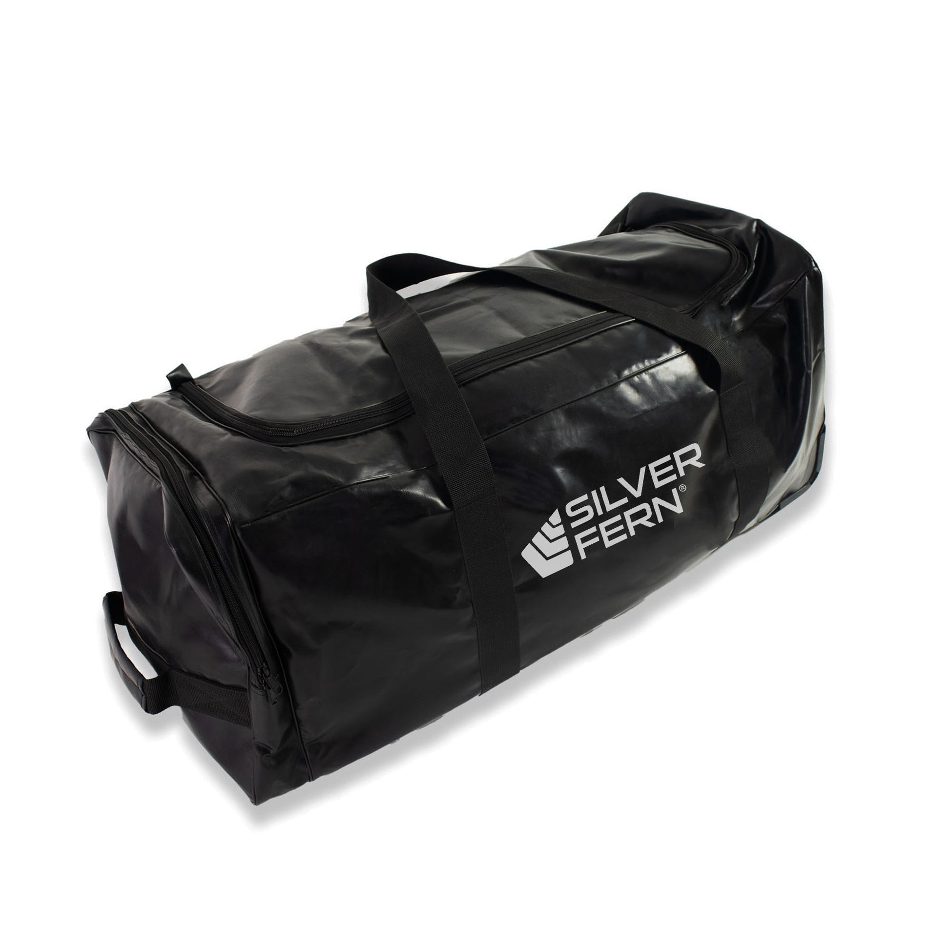 Gear Bag Wheeled PVC Angled White Background